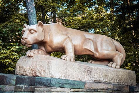 Penn State Nittany Lion Shrine Fall Print Photograph by Aaron Geraud ...