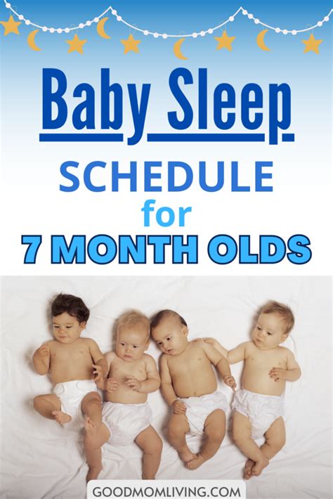 7 Month Old Sleep Schedule for Your Baby (And What to Expect) - Good Mom Living