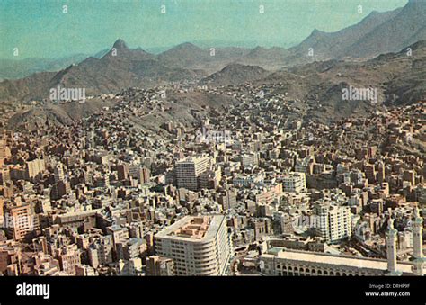 Saudi Arabia - Aerial View of the City of Mecca Stock Photo - Alamy