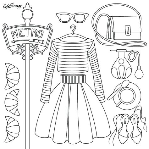 Fashion Coloring Pages at GetColorings.com | Free printable colorings pages to print and color