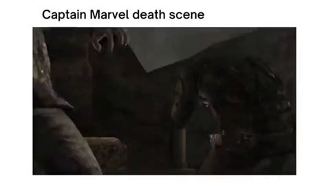 Captain Marvel death scene - iFunny