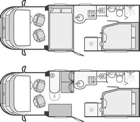 15+ Camper Van Layout Design Ideas