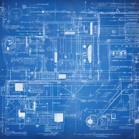 Premium AI Image | Blueprint paper texture