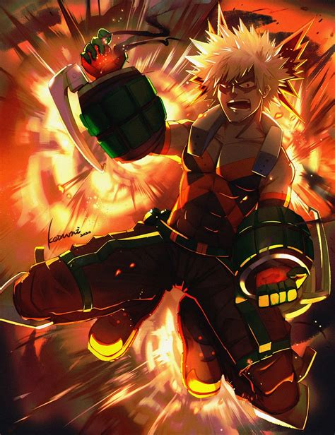 bakugou katsuki (boku no hero academia) drawn by kosumi | Danbooru