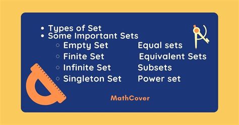 Types of Set and some commonly used Sets (Empty Set, Finite Set, Infinite Set, Singleton Set ...