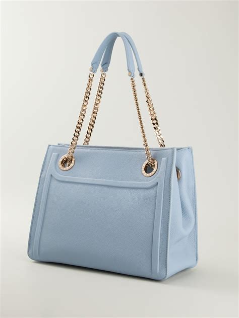 BVLGARI ' ' Shopping Tote in Blue - Lyst