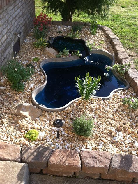 Small backyard ponds, Ponds backyard, Pond landscaping