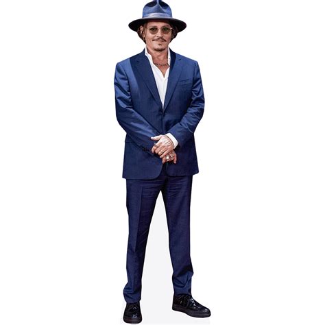 Johnny Depp (Blue Suit) Mini Cardboard Cutout Standee - Walmart.com