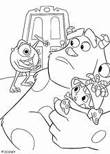 Monsters Inc Coloring Pages sketch template