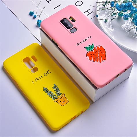 DULCII Cute Phone Case for Samsung Galaxy s9 s9+ Cases Fruit Series ...