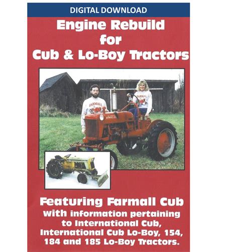 Farmall Cub Engine Rebuild, Digital Download – J&D Productions, Inc.