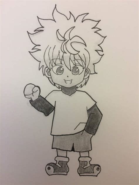 Drawing Tutorial: Killua Chibi | Anime Amino