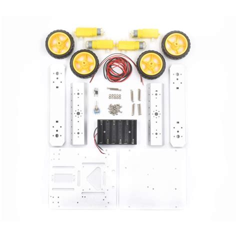 Metal Robot Chassis Kit (4WD) | 101838 | Other by www.smart-prototyping.com