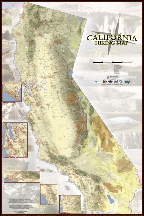 California Hiking Map - Southern California Trail Maps | Printable Maps