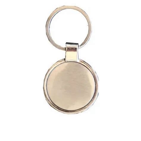 A.V.Enterprises Stainless Steel Silver Metal Key Ring, Shape: Round at ...