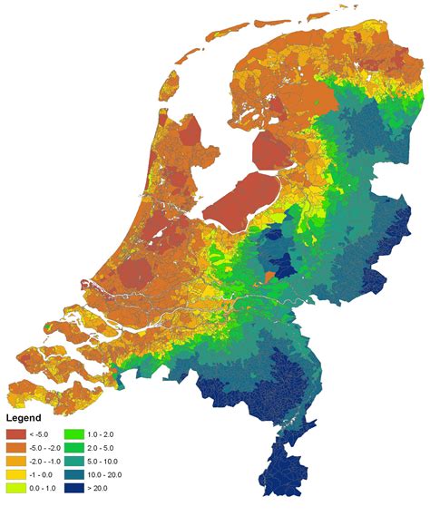 Netherlands climate map - Holland climate map (Western Europe - Europe)