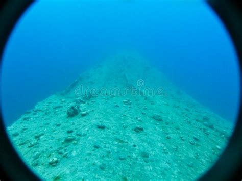 An Old Ship Wreck View from Submarine Stock Image - Image of activity, scuba: 153807257