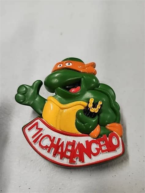 TEENAGE MUTANT NINJA Turtles Michaelangelo Belt Clip 1989 Burger King BK TMNT ¿ $4.88 - PicClick