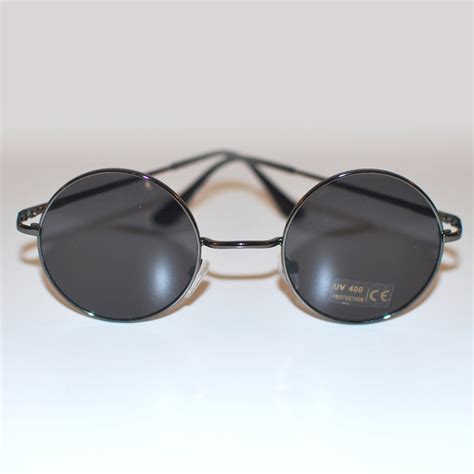 Vintage John Lennon Sunglasses - Gunmetal Gray