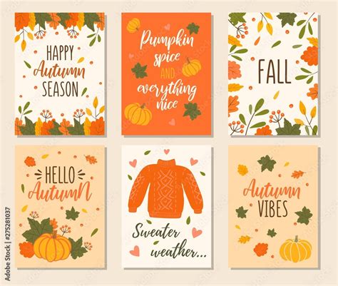 Paper Paper & Party Supplies Autumn Greeting Card Set etna.com.pe