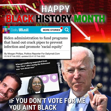 Joe Biden rings in Black History Month by handing out crack pipes : r/ConservativeMemes