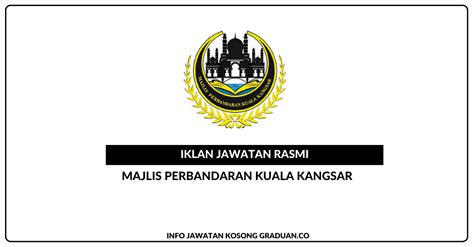 Permohonan Jawatan Kosong Majlis Perbandaran Kuala Kangsar • Portal Kerja Kosong Graduan