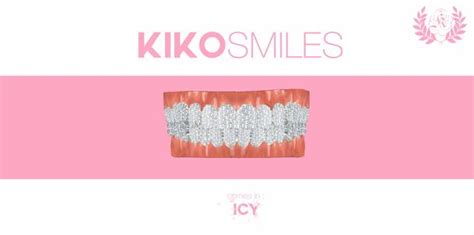 Kiko Smiles: Realistic Teeth (Icy)🦷 | Sims 4 body mods, Sims 4 teen, The sims 4 skin