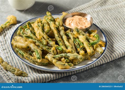 Homemade Deep Fried Green Beans Stock Image - Image of beans, fresh ...