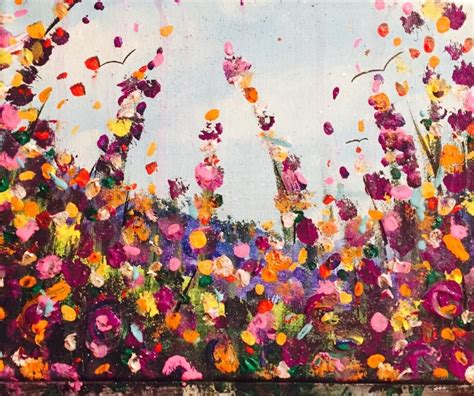 Forest of Flowers | Painting, Art, Acrylic painting