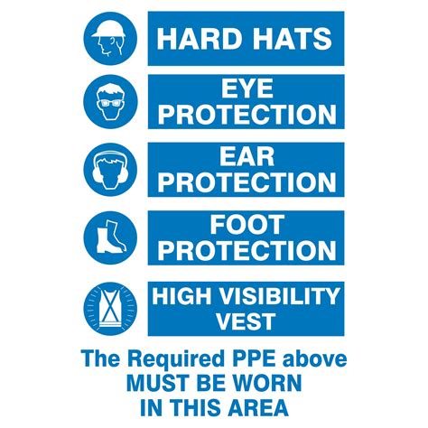 Mandatory Ppe Premises Sign | Buy Now | Discount Safety Signs Australia