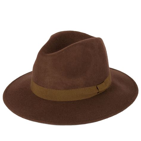 Men's Ladies Handmade Fedora Hat Made In Italy 100% Wool Felt Bow Style Band | eBay