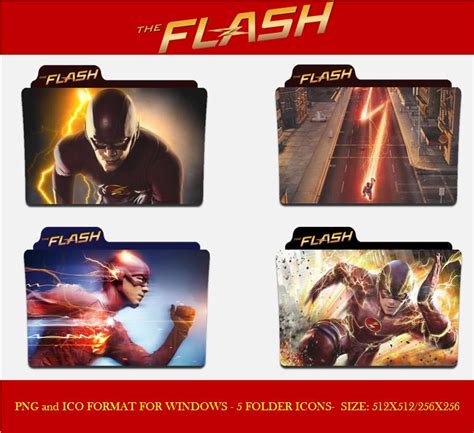 The Flash (CW) (Folder Icon Pack) by Llyr86 on DeviantArt