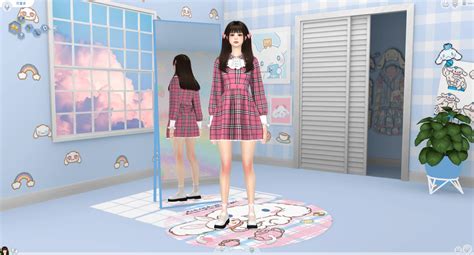 Game record — I saw that several of my fans' avatars are Sanrio... Sims 4 Cas Background, Sims 4 ...