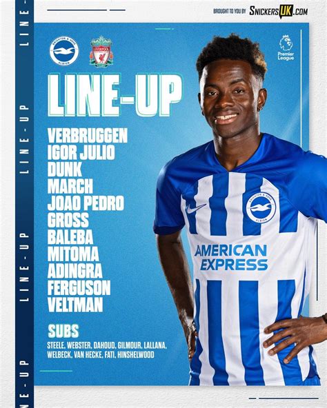 Brighton line up : r/LiverpoolFC