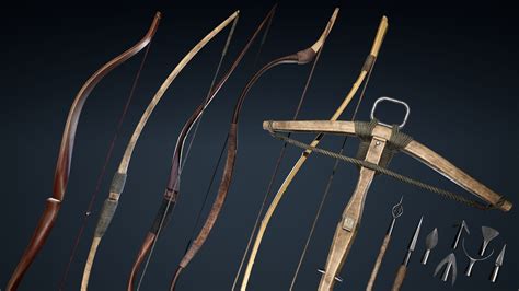 Medieval Bows And Arrows Pack 3D Model Collection | ubicaciondepersonas.cdmx.gob.mx