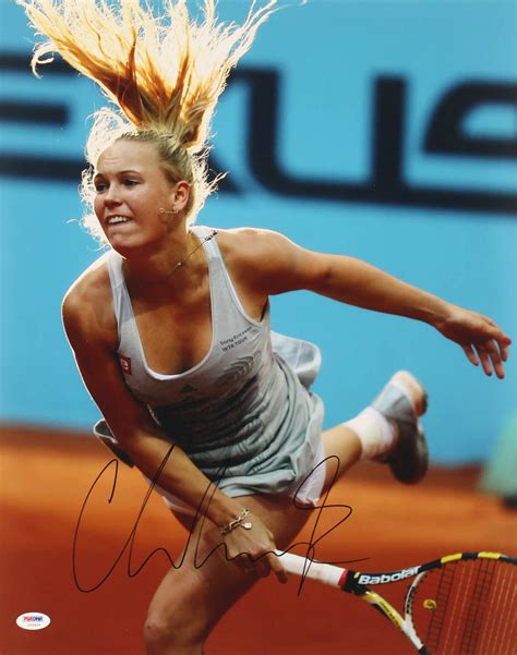 Caroline Wozniacki Signed 16x20 Photo (PSA Hologram) | Pristine Auction