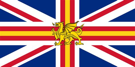 British flag that also represents Wales. : vexillology