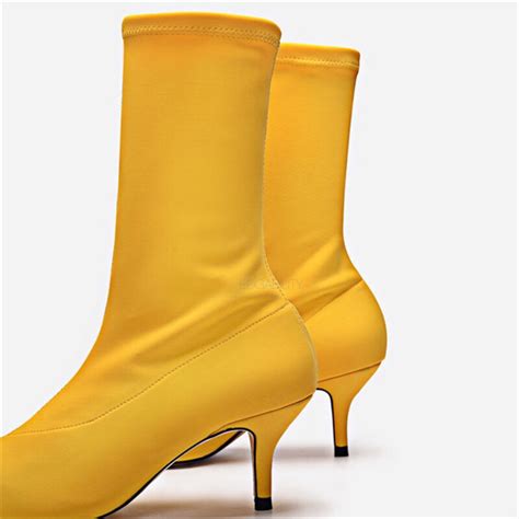 Kita Yellow Boots - Shop Women's Ankle Boots Online – EDGABILITY