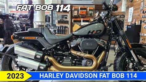 2023 Harley Davidson Fat Bob 114 Specs and Colors - YouTube