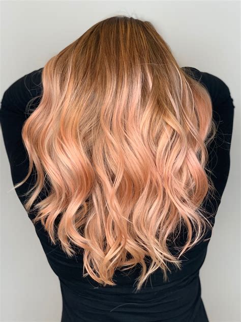 Peach hair color Peach Hair Colors, Emerald Hair, Hair Salon, Julia ...