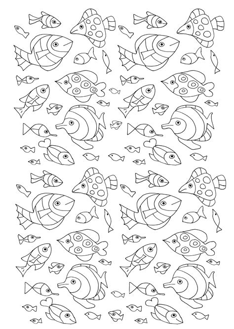 ️Little Fish Coloring Pages Free Download| Goodimg.co