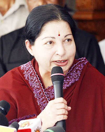 AIADMK Supremo Jayalalithaa addresses media after winning state election in of Chennai May 13 ...