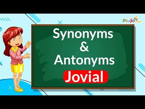 Jovial - Synonyms and Antonyms || English Vocabulary - YouTube