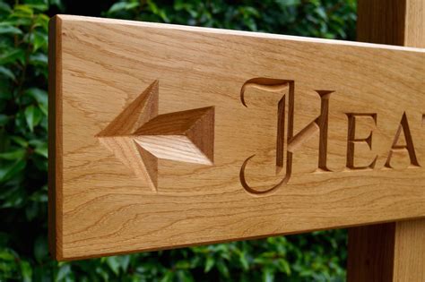 Wooden House Signs | Oak House Signs & House Name Plaques