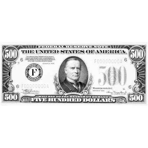 500 Us Dollar Bill