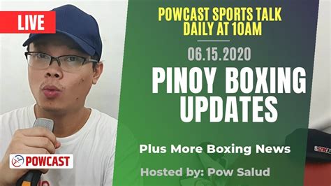 Philippine Boxing Talk Hosted by Pow Salud - YouTube