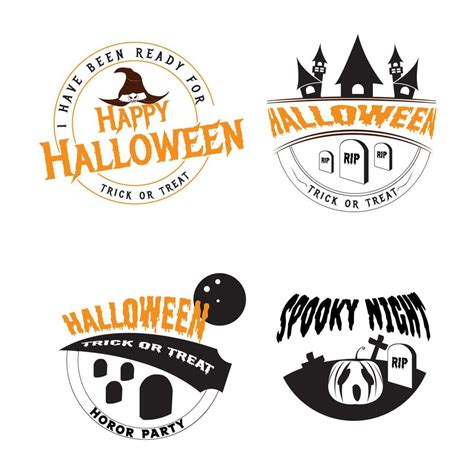 Vector illustration Logo Halloween Party 12067171 Vector Art at Vecteezy