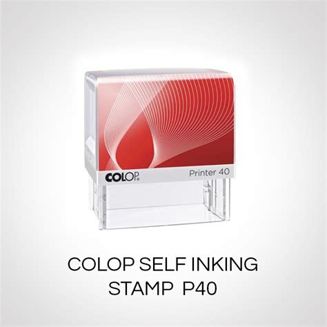 COLOP Self Inking Stamp P40