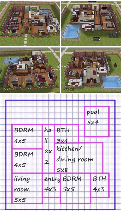 Sims Freeplay House Blueprints - House Decor Concept Ideas