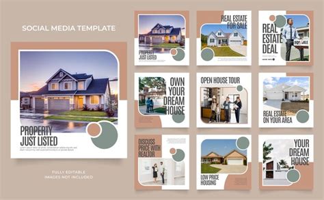 Premium Vector | Social media template banner house architecture service promotion fully ...